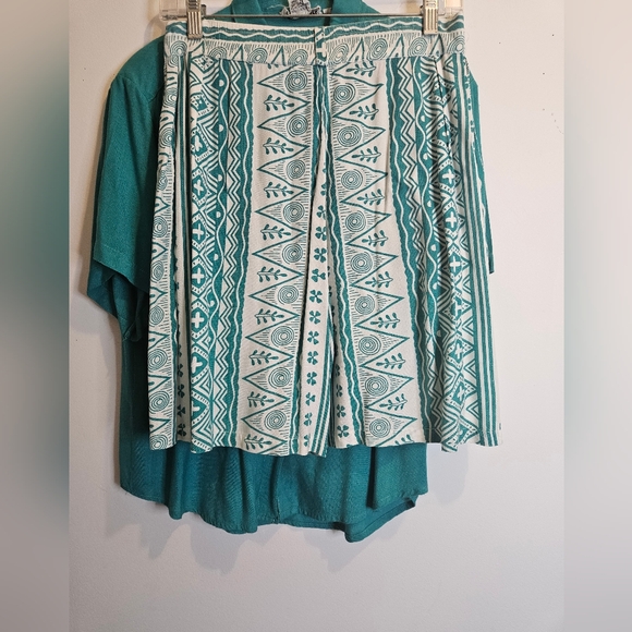 Meghna Women's 2pc Matching Short Set Size M #W-626 - Picture 4 of 15